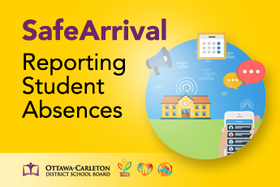 Safe Arrival - Reporting Student Absences poster